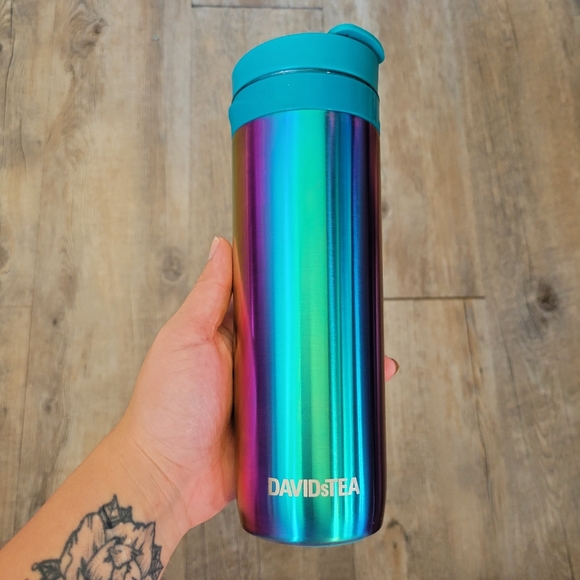 davids tea Other - DAVIDS TEA | Rainbow Holographic Travel Tumbler